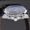 Kép 7/11 - JARGAR automata mechanikus férfi karóra bőrszíjjal - Fekete