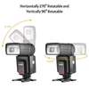 Kép 2/13 - Godox TT520Ⅱ Univerzális beépített vaku, elektronikus Speedlite vaku + AT-16 2,4G vezeték nélküli indítójeladó