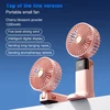 Kép 3/20 - Kézi hordozható mini ventilátor, elektromos jéghűtő ventilátor - Kék
