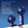 Kép 6/20 - Kézi hordozható mini ventilátor, elektromos jéghűtő ventilátor - Kék