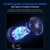 Kép 17/20 - Kézi hordozható mini ventilátor, elektromos jéghűtő ventilátor - Kék