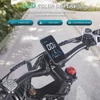 Kép 8/20 - FAFREES F20 ULTRA elektromos kerékpár, 20*5 hüvelykes zsírgumi, 750 W-os kefe nélküli agymotor - Fekete és piros