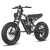 Kép 16/20 - FAFREES F20 ULTRA elektromos kerékpár, 20*5 hüvelykes zsírgumi, 750 W-os kefe nélküli agymotor - Fekete és szürke