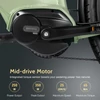 Kép 4/20 - FAFREES FM9 elektromos kerékpár, KENDA 700C*45C gumik, 250W Bafang középhajtású motor - Zöld