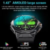 Kép 14/20 - K62 intelligens karkötős sportóra, 1,43 hüvelykes AMOLED képernyős fitneszkövető - Fekete