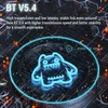 Kép 8/19 - ZOMBIESCAT B5 vezeték nélküli fülhallgató, BT5.4, zajszűrés, hűvös fényeffektusok - Fehér