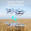 Kép 8/12 - 2,4 GHz-es távirányítós Quadcopter magasságtartással, Kék, 2 akkumulátor