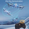 Kép 10/12 - 2,4 GHz-es távirányítós Quadcopter magasságtartással, Kék, 2 akkumulátor