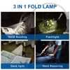 Kép 7/7 - Lehajtható nyakú LED olvasólámpa - Fekete