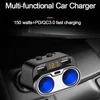 Kép 8/8 - 150 W-os autós töltő PD+QC3.0 gyorstöltő adapter