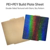 Kép 12/13 - PEI+PEY építőlemezlap 257x257mm rugós acéllemez kétoldalas textúrázott csillagos ég mintával