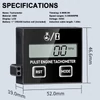 Kép 4/11 - Indukciós láncfűrész, fűnyíró, nagy fordulatszámú digitális LCD kijelző klip