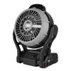 Kép 4/11 - Kemping LED ventilátor könnyű 4000 mAh újratölthető akkumulátorral - 2 db akkumulátorral