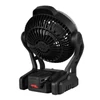 Kép 6/11 - Kemping LED ventilátor könnyű 4000 mAh újratölthető akkumulátorral - 2 db akkumulátorral