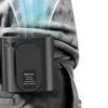 Kép 12/13 - Többfunkciós derékventilátor, nyakventilátor Újratölthető asztali ventilátor LED lámpával és Power Bank funkcióval