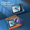 Kép 13/14 - 4K akciókamera, HD 24 MP, vízálló, rázkódásgátló 2,0 hüvelykes érintőképernyővel