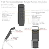 Kép 5/9 - LED-es olvasólámpa USB újratölthető, csíptetős, hordozható könyvjelzőlámpa - Fekete