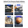 Kép 7/11 - 14,8 V-os gumiabroncs-felfújó, autós vészhelyzeti motorindító, 1000 A csúcs, 10 000 mAh légszivattyú