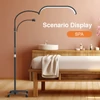 Kép 10/12 - Andoer HD-63X 30 W LED töltőlámpa, 20 hüvelykes padló LED videolámpa, szépség állólámpa - Fekete