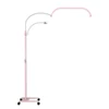 Kép 2/12 - Andoer HD-63X 30 W LED töltőlámpa, 20 hüvelykes padló LED videolámpa, szépség állólámpa - Pink