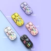 Kép 9/10 - Átlátszó vezeték nélküli kettős módú egerek, BT5.0 2.4G egygombos kapcsoló, C típusú 400mAh - Pink