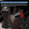 Kép 11/14 - Kézi sugárhajtású ventilátor, 1000 g-os nagy tolóerős, heves ventilátor, 50 mm-es kefe nélküli motor (Makita 16,8-21 V-os akkumulátorhoz)