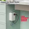 Kép 10/15 - Azonnali vízmelegítő, 3500W 220V - Fehér