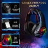 Kép 3/9 - KOTION EACH G3000 3,5 mm, játékhoz fülre helyezhető fejhallgató mikrofonnal, RGB LED lámpa, zajszűrés