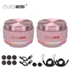 Kép 1/17 - duraMOBI Hum-Pro Mini Bone Conduction vezeték nélküli BT 5.0 hangszóró, EQ mód színes környezeti fénnyel állítható, IP54 vízálló - Pink, 2db