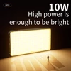 Kép 4/14 - Hordozható zseb RGB videolámpa, 10 W-os LED-es töltőfénypanel
