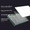 Kép 5/14 - Hordozható zseb RGB videolámpa, 10 W-os LED-es töltőfénypanel