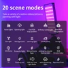 Kép 14/14 - Hordozható zseb RGB videolámpa, 10 W-os LED-es töltőfénypanel