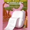 Kép 12/19 - Mini zseb, azonnali hőnyomtató címkekészítő gép, BT, vezeték nélküli csatlakozás – 9 papírtekerccsel és 5 öntapadó hőpapírtekerccsel (57x25 mm)