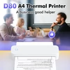 Kép 20/20 - A4-es hordozható hőtranszfer nyomtató, kompatibilis Windows/Mac rendszerrel, tintamentes nyomtatási tetoválás minta PDF fájl Weboldal Szerződéses dokumentumok Kép 1 db papírtekerccsel - Fekete