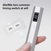 Kép 4/9 - LCD kijelzős kézi körömlámpa, kisméretű hordozható fényterápiás lámpa, körömsütő lámpa - Fekete