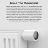 Kép 5/16 - LCD digitális termosztatikus radiátorszelep Tuya Zigbee, APP mini radiátorszelephez - Fehér
