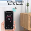 Kép 11/16 - LCD digitális termosztatikus radiátorszelep Tuya Zigbee, APP mini radiátorszelephez - Fehér