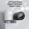 Kép 15/16 - LCD digitális termosztatikus radiátorszelep Tuya Zigbee, APP mini radiátorszelephez - Fehér