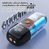 Kép 10/11 - Gumiabroncsfelfújó hordozható légkompresszor 150 PSI/10,3 Bar 6000 mAh - tárolótáska nélkül