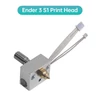 Kép 7/8 - Továbbfejlesztett Hotend extruder fűtőblokk készlet 1,75 mm-es szálakhoz - sárgaréz fúvókával