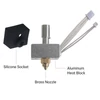 Kép 8/8 - Továbbfejlesztett Hotend extruder fűtőblokk készlet 1,75 mm-es szálakhoz - sárgaréz fúvókával