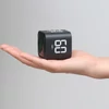 Kép 6/18 - Hordozható kocka időzítő gravitációs érzékelő forgó időzítő - Fekete