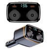 Kép 3/6 - Autós töltő, 145 W-os nagy teljesítményű töltőadapter, 2-aljzatos tápelosztó 12-24 V PD45W+C-típusú+2 USB-porttal
