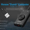 Kép 8/9 - SC2 USB hangkártya, külső fejhallgató asztali számítógép notebook audio konverter hangerő állítható