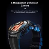 Kép 12/20 - LOKMAT APPLLP: 4G intelligens óra 1,43 hüvelykes AMOLED képernyővel, 2 megapixeles kamerával és GPS-szel, fitneszkövetővel - Fekete