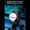 Kép 18/20 - LOKMAT APPLLP: 4G intelligens óra 1,43 hüvelykes AMOLED képernyővel, 2 megapixeles kamerával és GPS-szel, fitneszkövetővel - Fekete