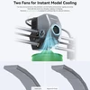 Kép 19/20 - Creality Ender-3 V3 3D nyomtató, automatikus szintező, 600 mm/s nyomtatási sebesség, 220 x 220 x 250 mm építési térfogat kettős fokozatú közvetlen extruder PEI nyomtatóplatformmal