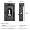 Kép 6/13 - NP-F akkumulátortöltő, akkumulátor-adapter lemez DC12V DC8V USB-C-vel, 30 W-os PD kimeneti hidegpapucs adapter