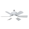 Kép 2/5 - Csendes, levehető ventilátorlapátos ventilátorlámpa távirányítóval - Fehér
