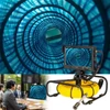 Kép 6/20 - 9 hüvelykes, valódi színes LCD kijelző, 12 LED-es periszkópos vizsgálókamera csővezeték endoszkóp – 20 m